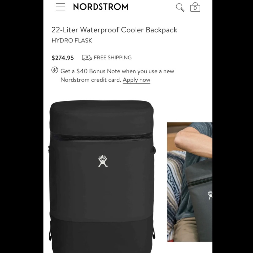 New Hydro Flask Backpack WaterProof Cooler - Picture 2 of 8